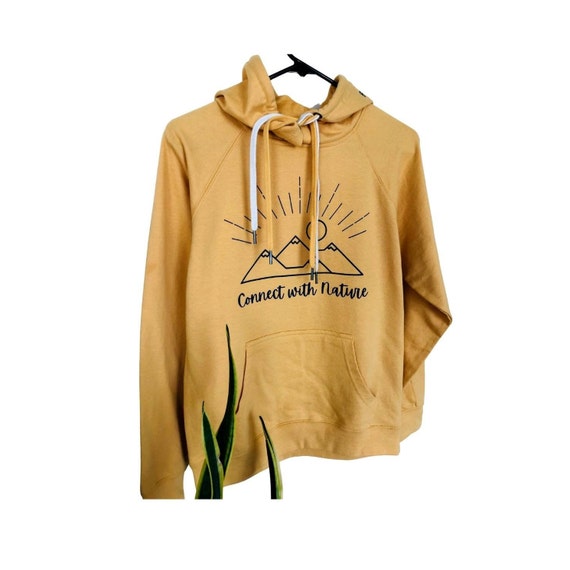 Your Favorite Hoodie, Light Weight Pullover Sweatshirt, Connect With Nature  Graphic Hooded Sweatshirt, Gift Idea -  Canada