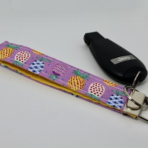 Summer Pineapple Keychain Wristlet
