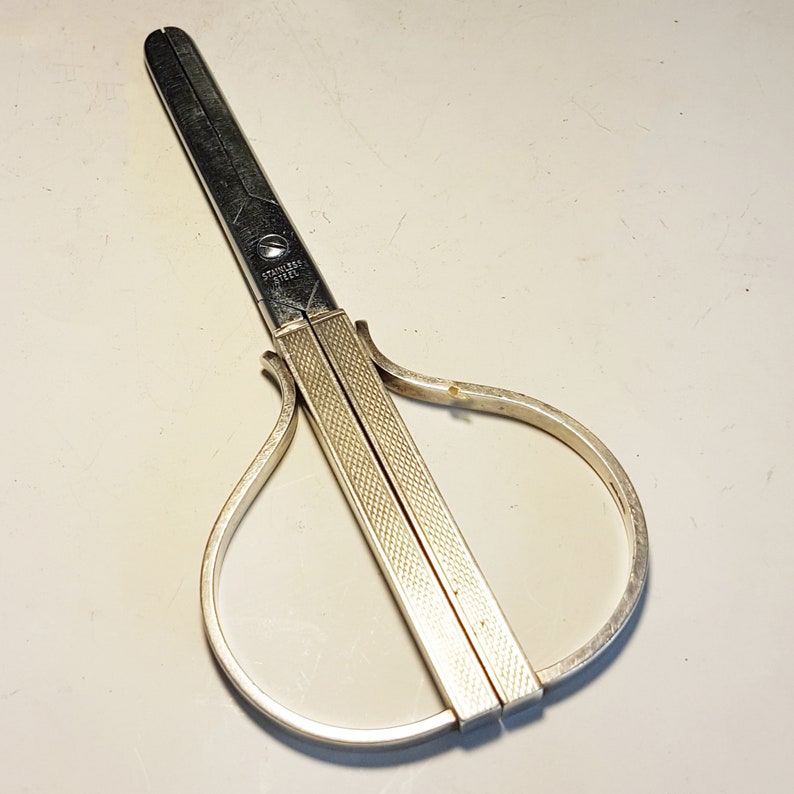 Mid-Century Danish Silver Scissors by Axel Holm