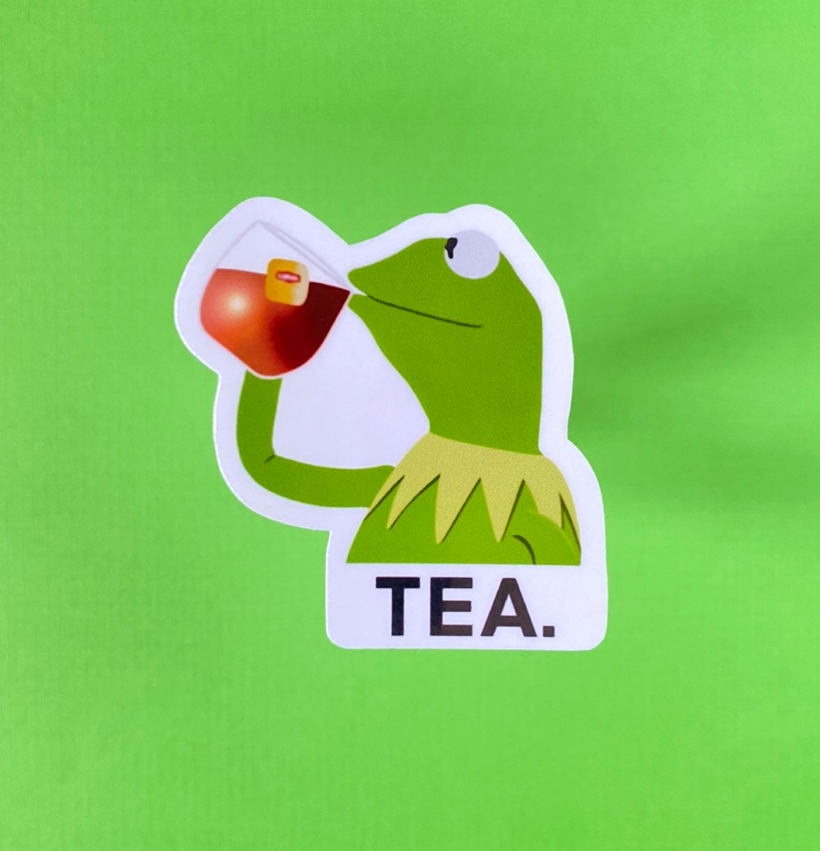 Kermit the frog sticker journal stickers laptop stickers | Etsy