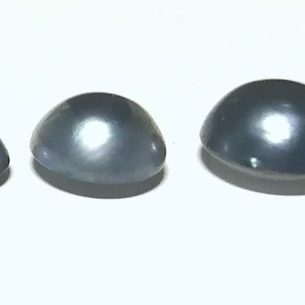 Perles d’eau de mer mabe cultivées lâches, de première qualité, forme ronde, couleur bleue Coupon rabais jusqu’à 20%