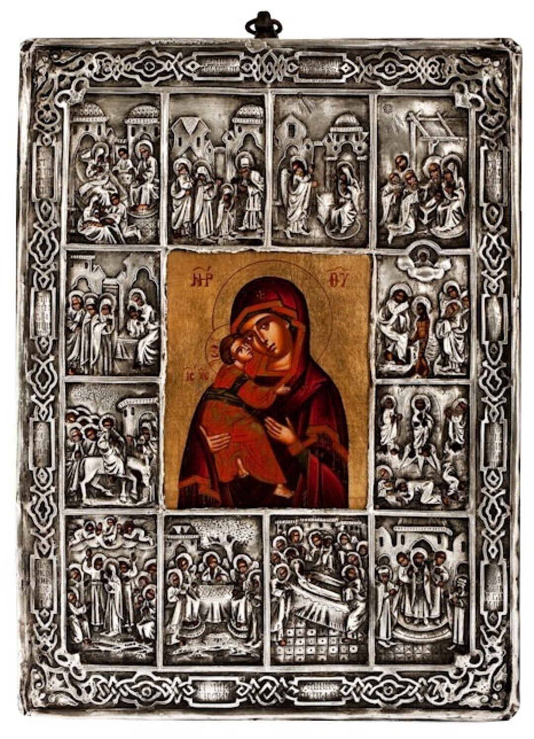 Handmade Metal Icon, Greek Christian Orthodox Byzantine - Etsy