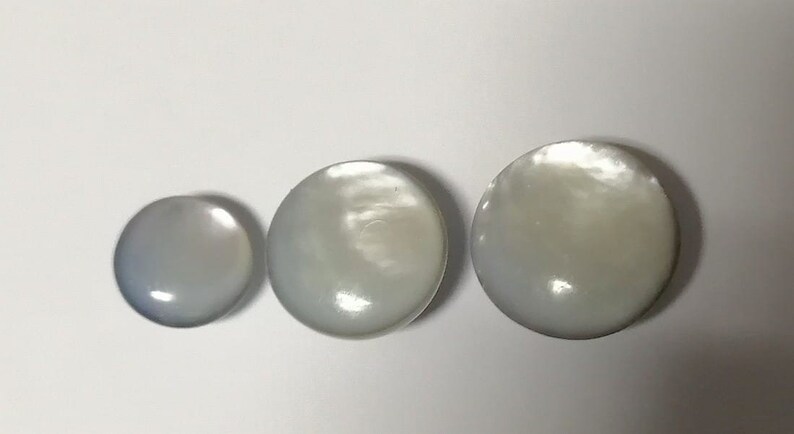 Perles deau de mer mabe cultivées lâches, de première qualité, forme ronde, couleur bleue Coupon rabais jusquà 20% image 3