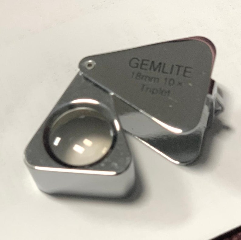 Complete Set Gem Loupe 10x 18mm Gem Ultra Light Titanium Etsy
