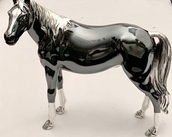 Silver plated, statue, animals miniatures, handcrafted sculptures, Horse ,Handmade
