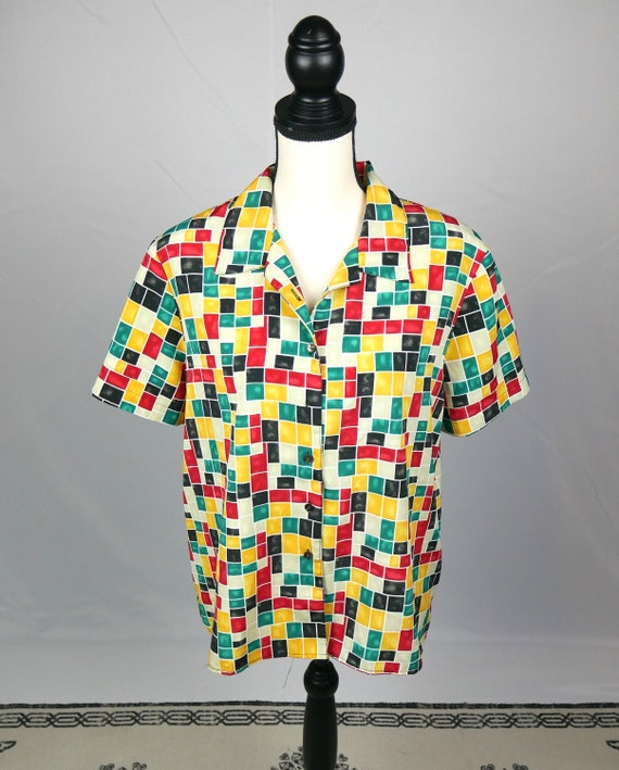 Checkered Blouse - image 1