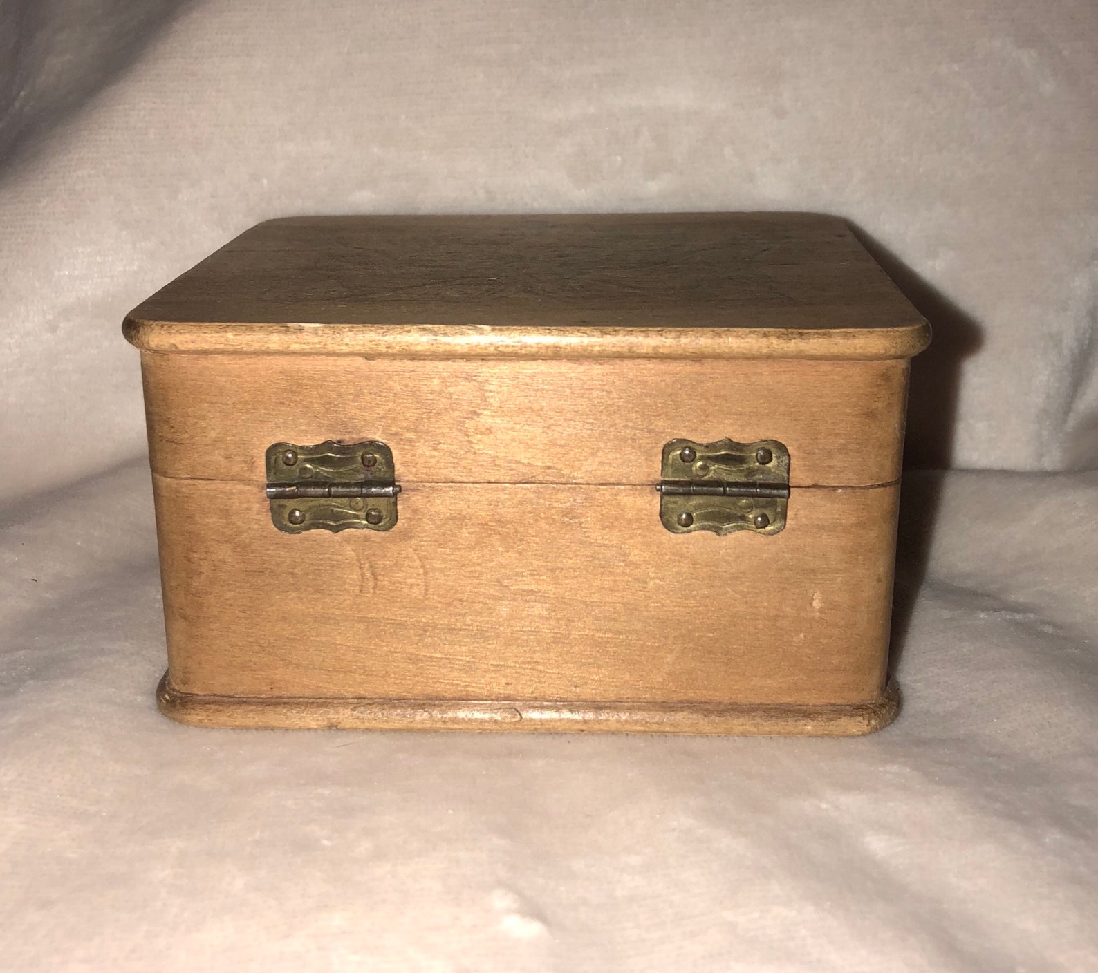 Flemish Art Company Pyrography Wooden Box Etsy