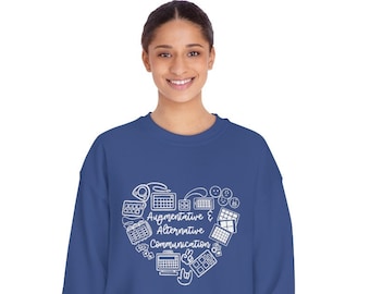 AAC Heart Unisex DryBlend® Crewneck Sweatshirt