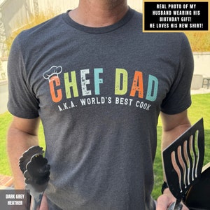 Funny Dad Shirt, Chef Dad Best Cook Tshirt, Gift for Cook, Dad Grilling Shirt, Fathers Day Shirt, Best Cook Gift, Sarcastic Gift for Husband