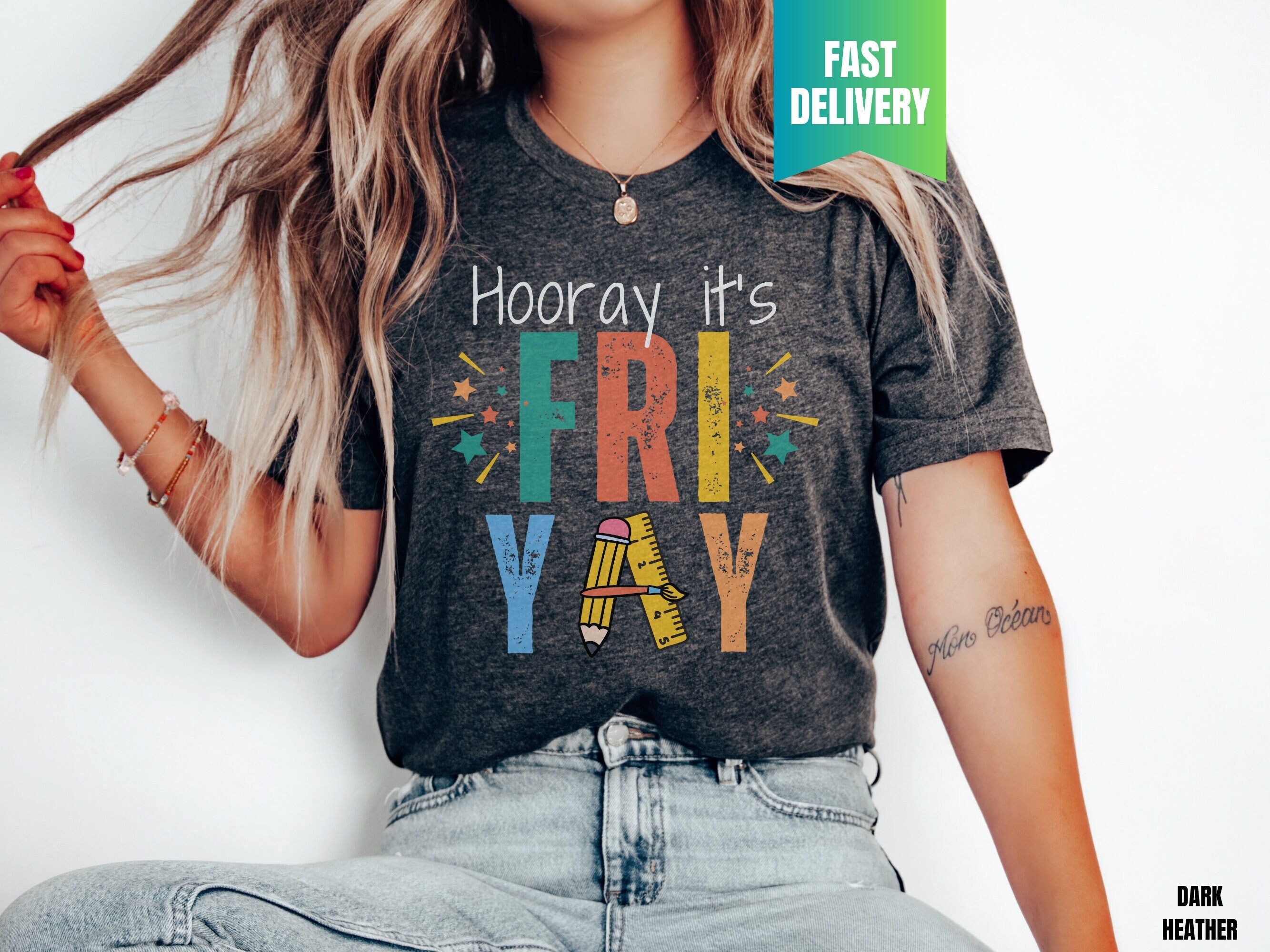 Funny Friday Teacher & Student T-Shirts, Hoodies & Sweatshirts – Made In Canada