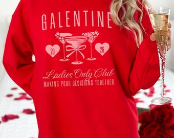 Galentine Social Club Shirt, Galentines Day Gift, Valentines Day Shirt, Valentine Gift for Best Friend, Valentines Day Gifts, Galentine 2026