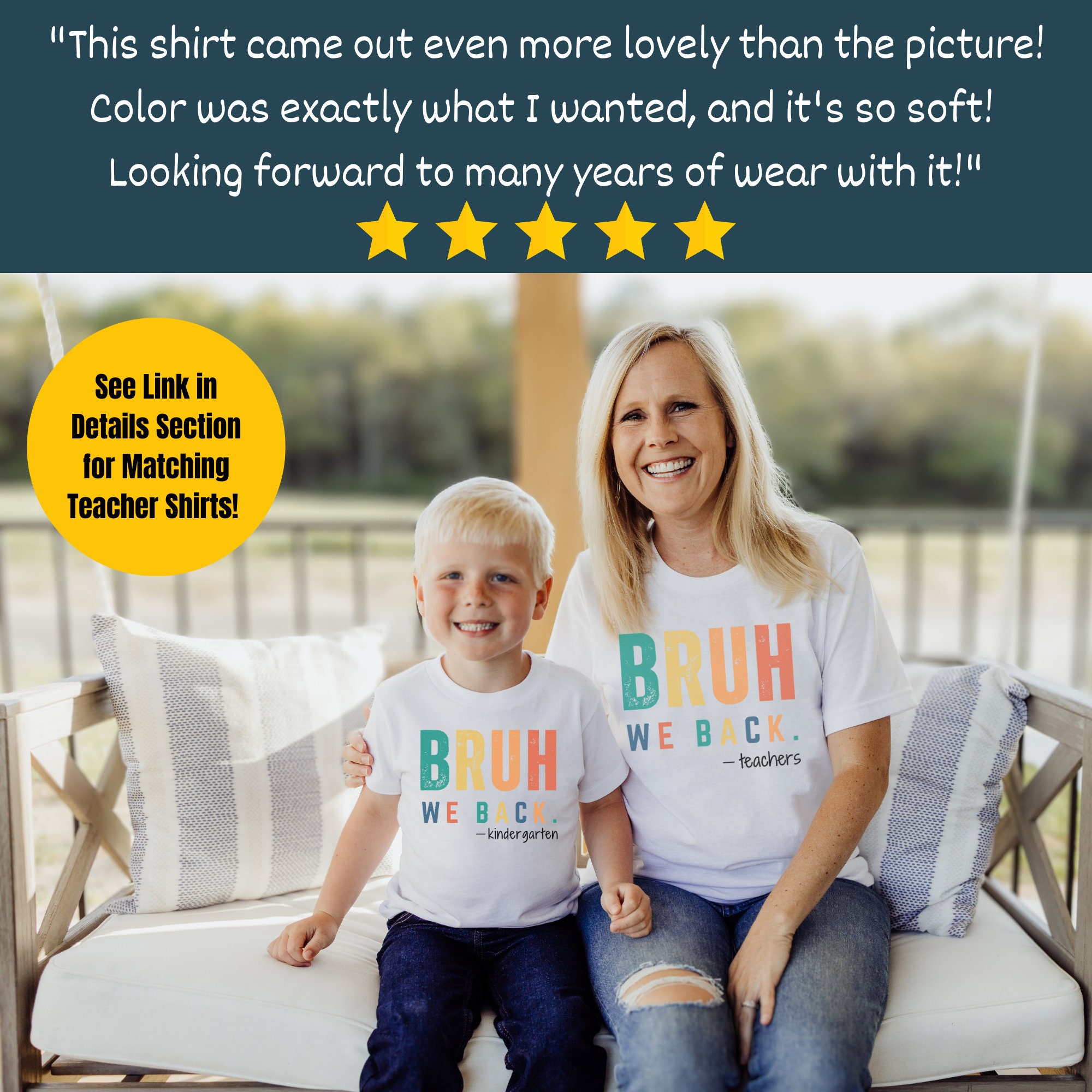 Custom Second Grade First Day of School Shirt, Back to School Shirt for Kids, 2nd Grade T-Shirt, 1st Day of School Tee, Bruh We Back T-shirt