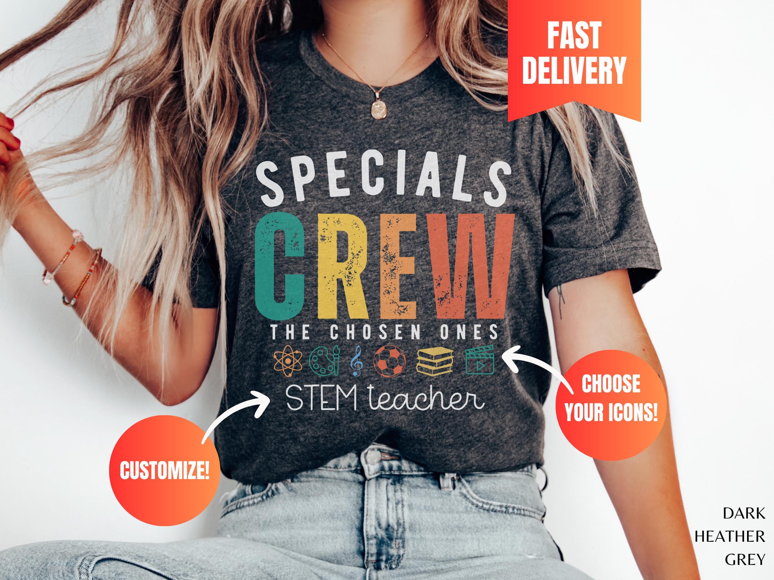 Specials Crew Teacher Shirts, Matching Elective Teacher Shirts, Custom Teacher Shirt, Personalized School Tee, Dream Team Tees, Staff Gifts