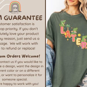 Later Alligator Last Day of School Teacher Shirt End of School Cute Later Gator Tee Teacher Retirement Tshirt Teacher Appreciation Gift Moss