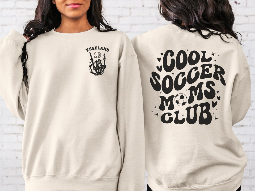 Vintage Red Soccer Mom Design Sweatshirt - L main image 1