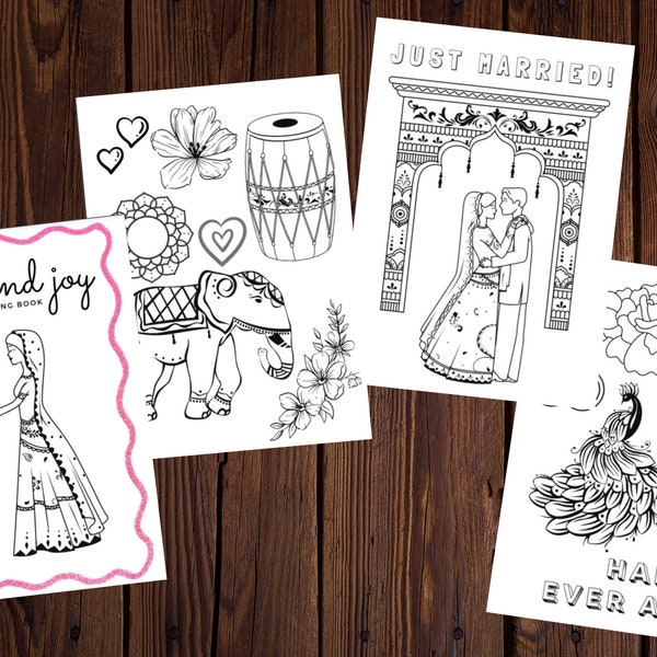 Hindu Wedding - Coloring Pages for Kids