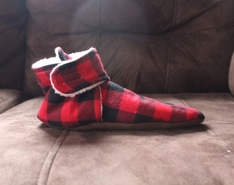 buffalo plaid house shoes