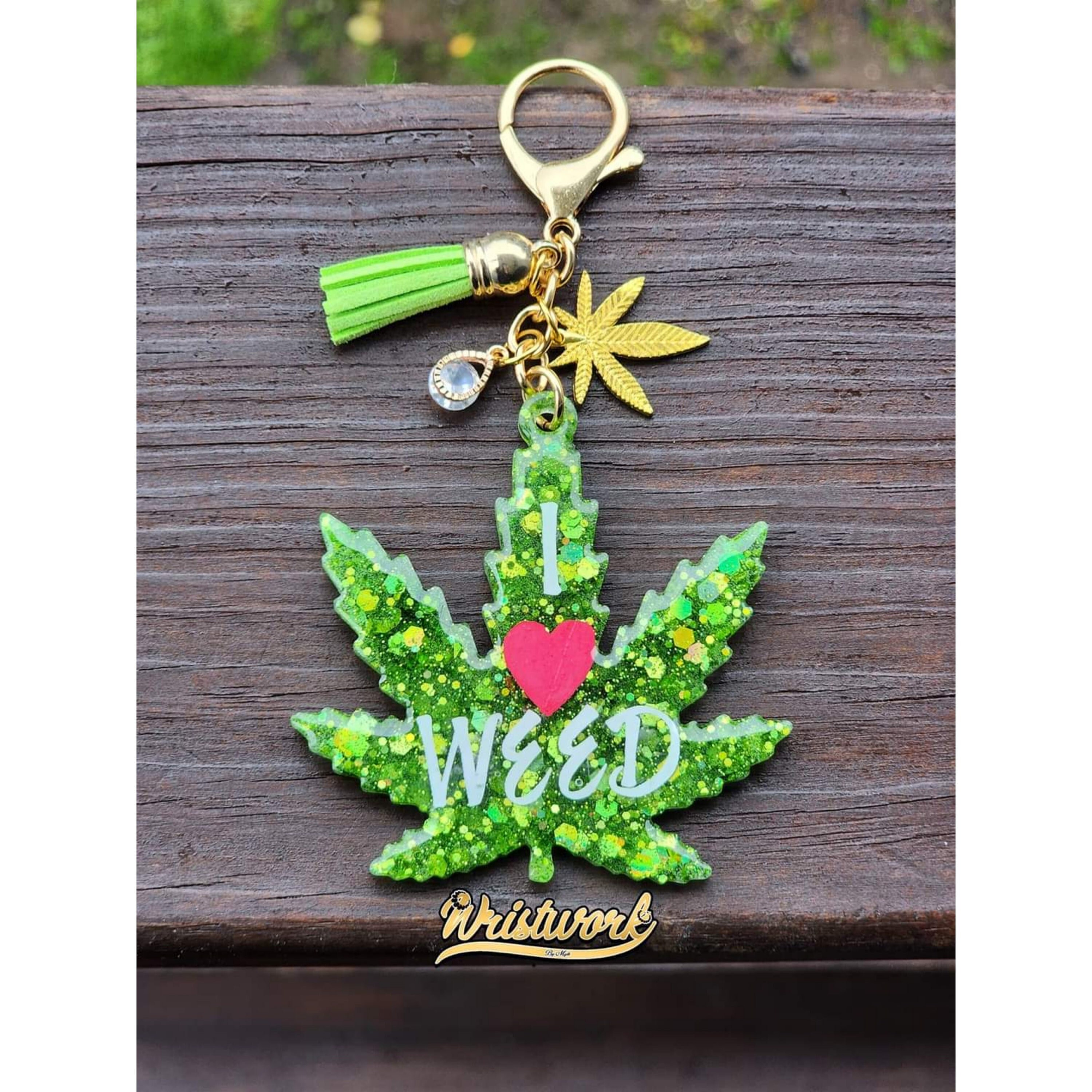 Weed keychain sale