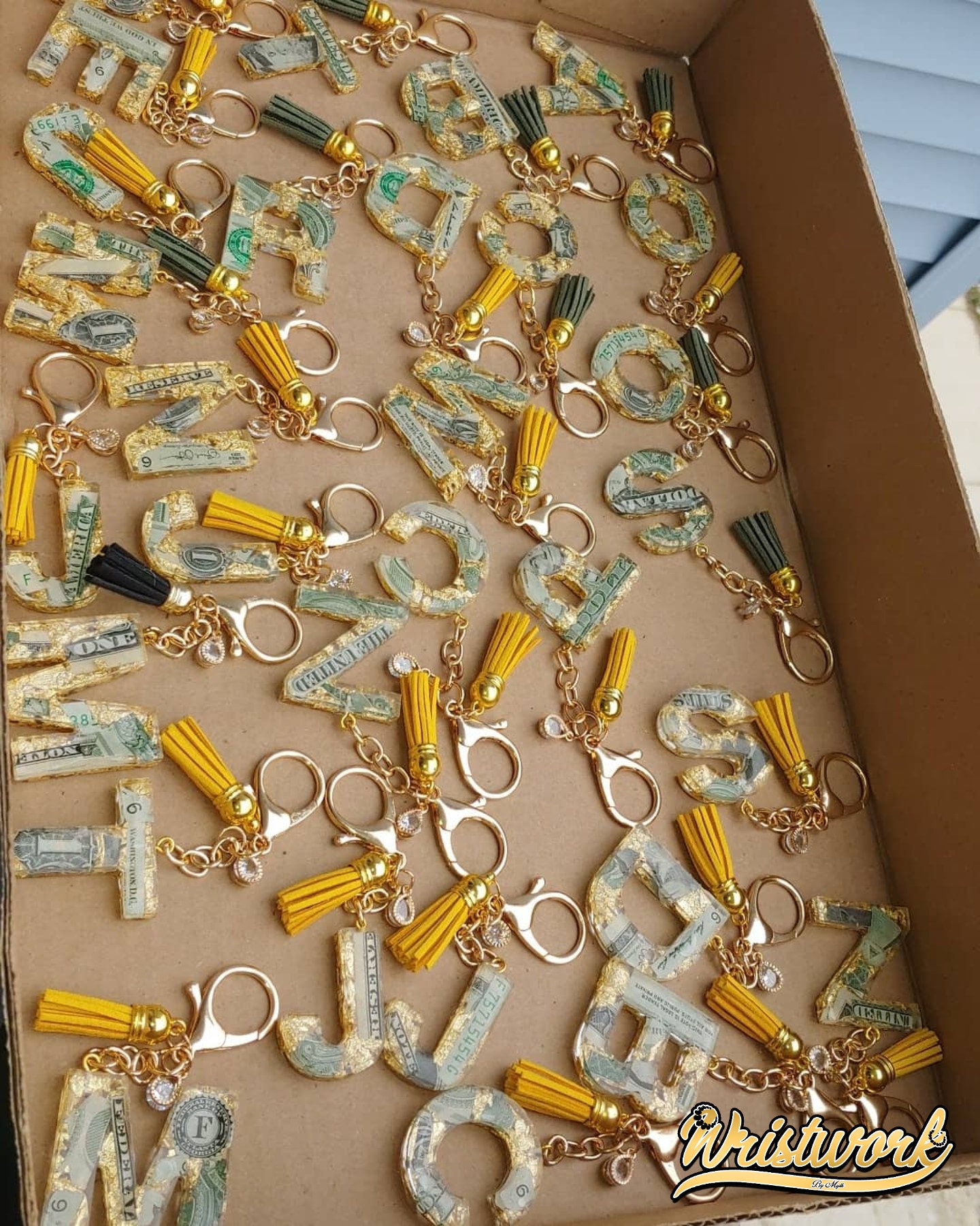 Money Keychains Etsy