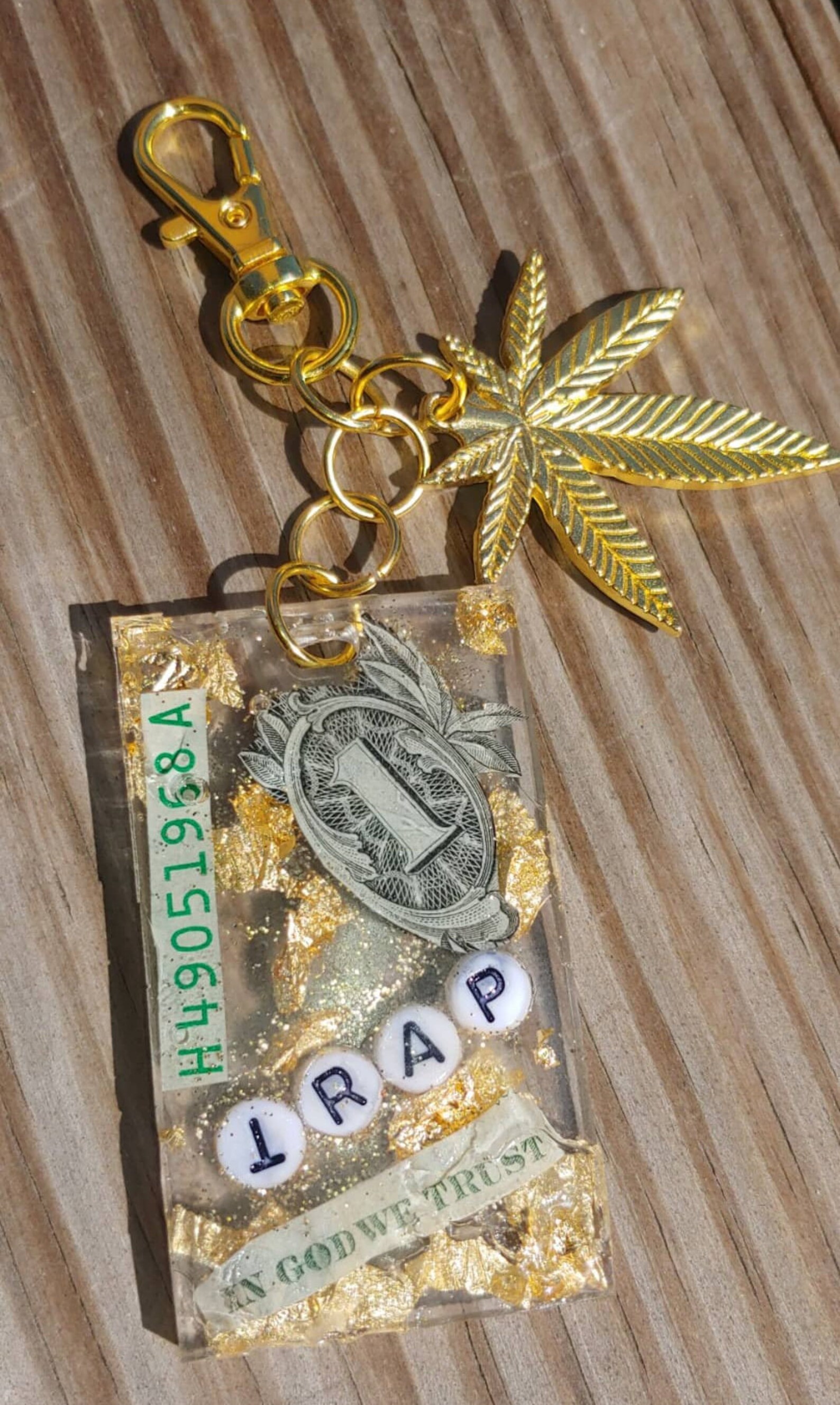 Money Keychains Etsy