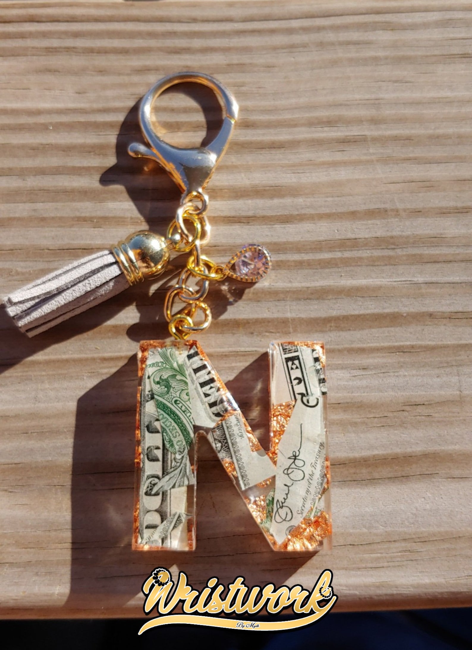 Money Keychains Etsy