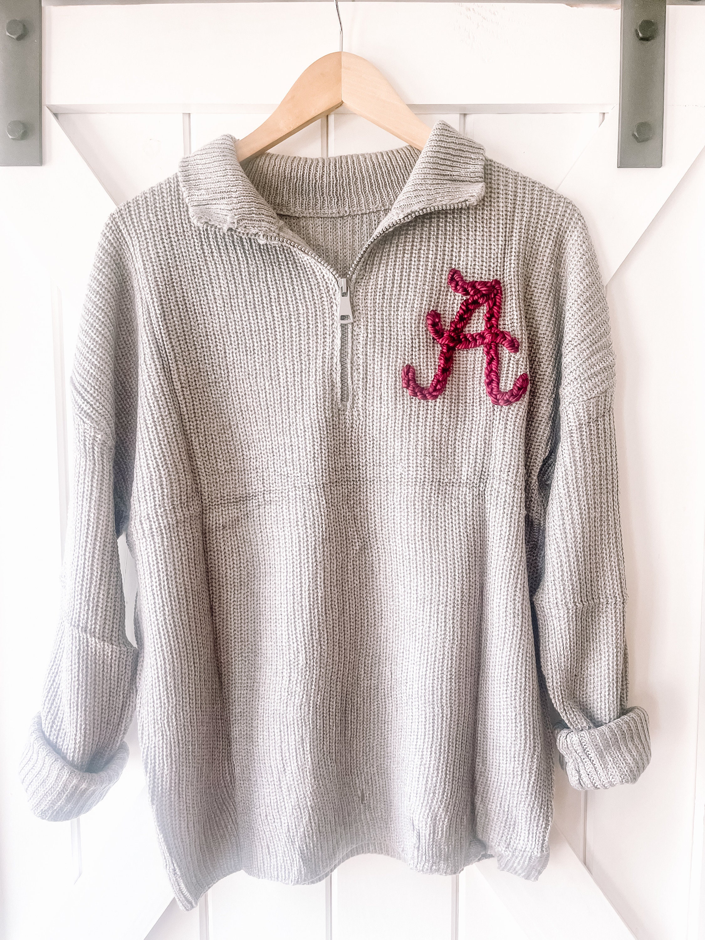Quarter Zip Hand Knit - Etsy Quarter Zip Hand Knit - Etsy