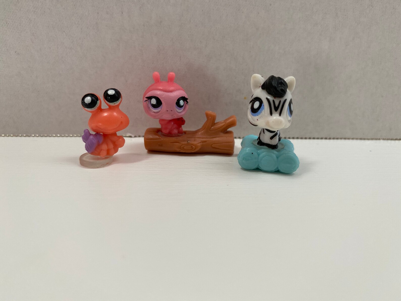 VINTAGE Tiny Baby Littlest Pet Shop set 3 pets and 2 Etsy