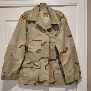 US Army BDU Desert Camo Jacket Medium Regular