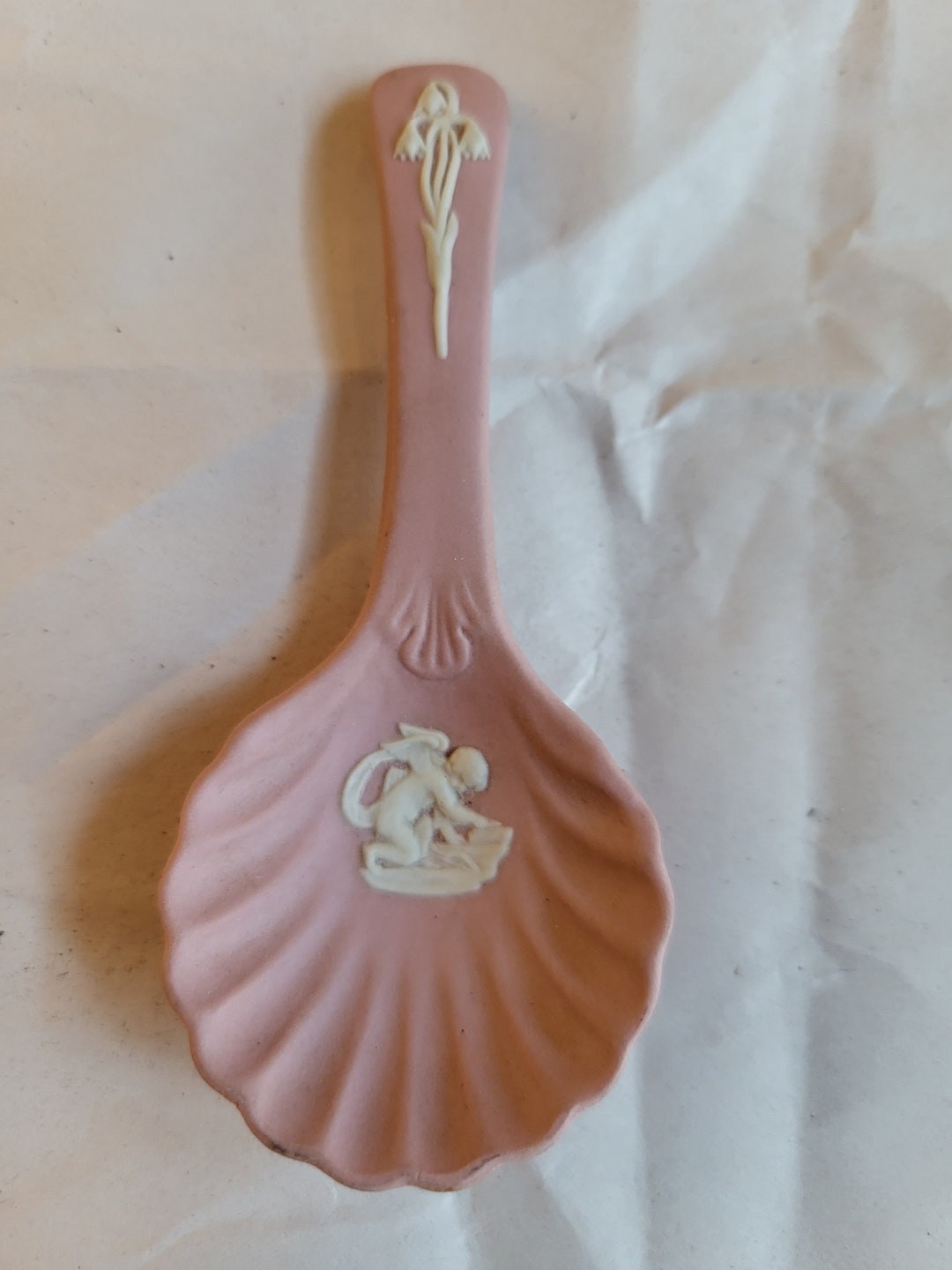 Wedgwood Jasperware Christening Spoon Etsy