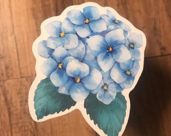 Hydrangea Sticker | Water Resistant Plant Decal