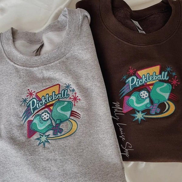 Besticktes Pickleball Sweatshirt