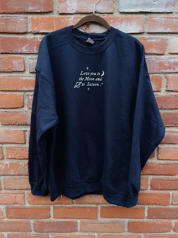 Siete sudadera / Taylor Swift folklore crewneck / te amo a la luna y a  saturno / sudadera Taylor Swift -  México