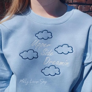 Upper Side Dreamin Embroidered Sweatshirt