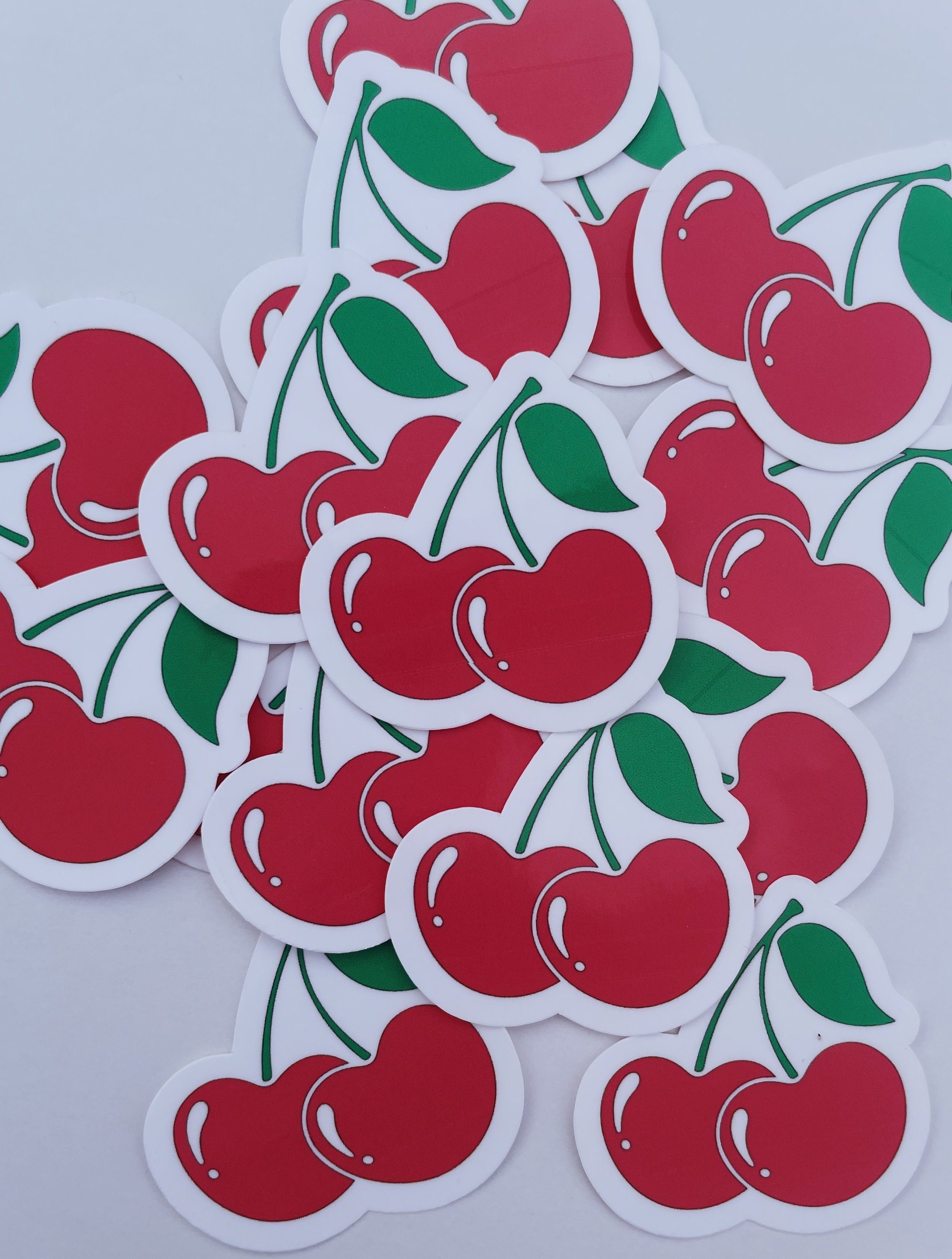 Cherry Sticker - Etsy