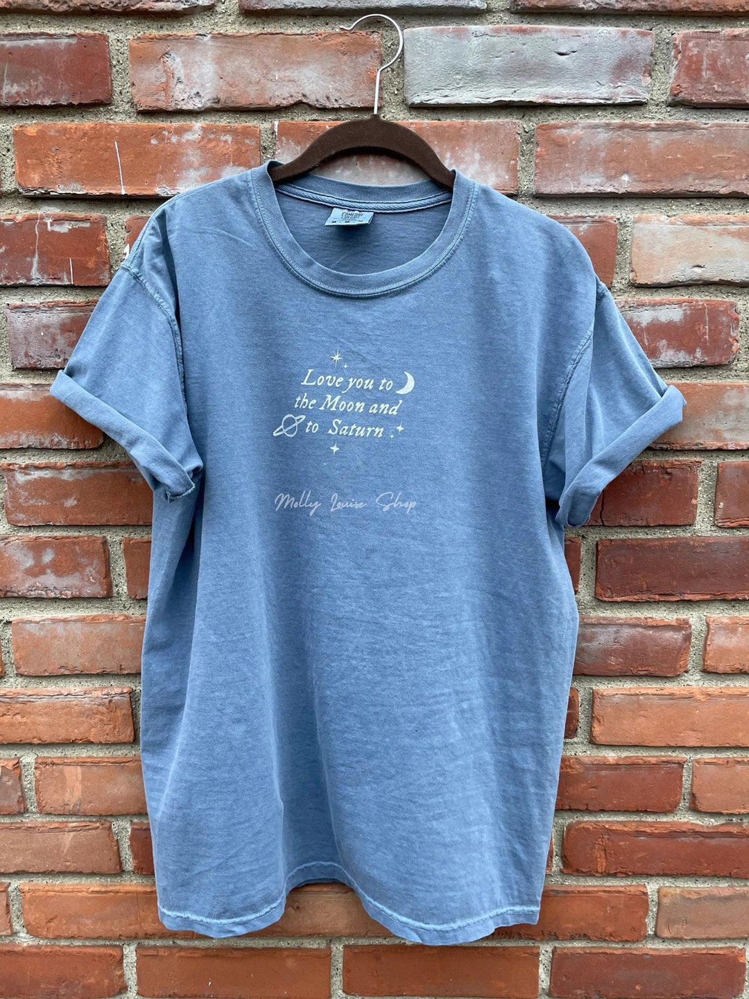 Love You to the Moon and to Saturn T-shirt - Etsy