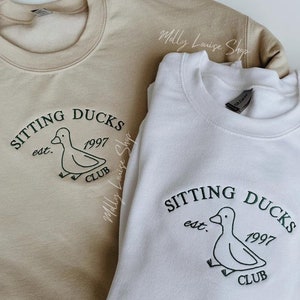 Sitting Ducks Club Embroidered Sweatshirt