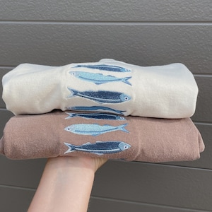 Embroidered Sardines T-Shirt