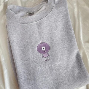 Embroidered Alien Sweatshirt