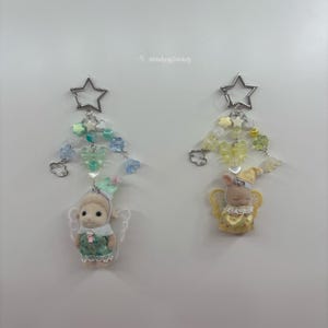 Calico Critter Sleeping Baby Keychains