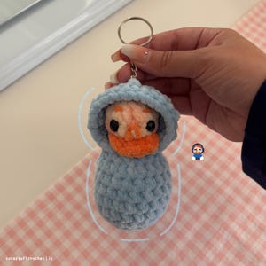 1x1 CaseOh Plushie Keychain | Crochet | Amigurumi