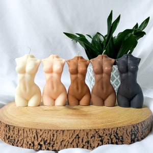 Female Torso Candle | Naked Candle | Lady Candle | Body Candle | Candle Gift | Handmade