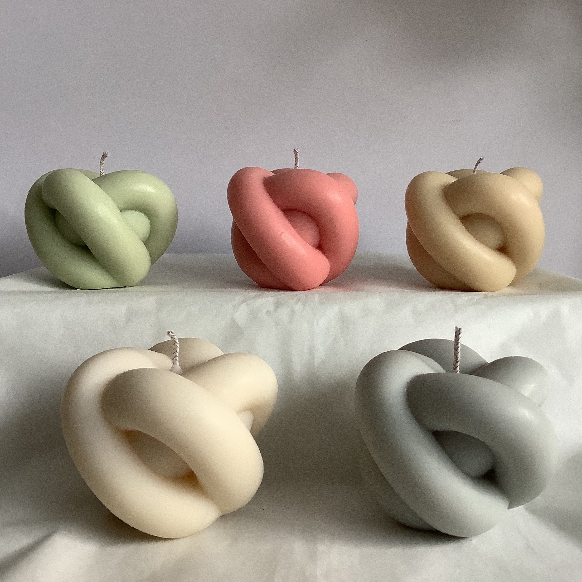 Tied Knot Candle Luxury Soy Wax Candle Small Knot Candle Etsy UK