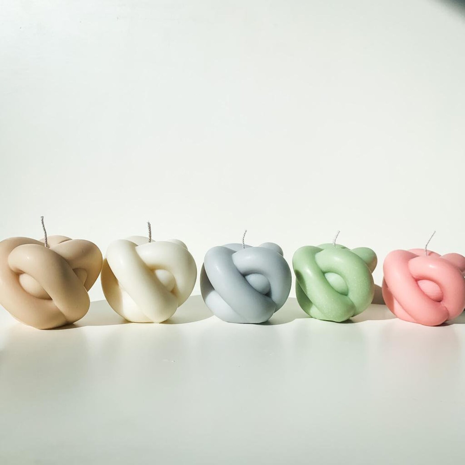 Tied Knot Candle Luxury Soy Wax Candle Small Knot Candle Etsy UK