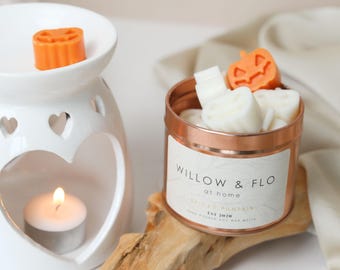 Spiced Pumpkin Large Soy Wax Melt Tin 100g: Cosy Autumn Home Fragrance