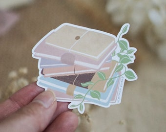 Journal Planner Stack, Vinyl Die-cut, Sticker