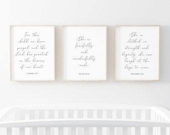 Nursery Bible Verse Etsy