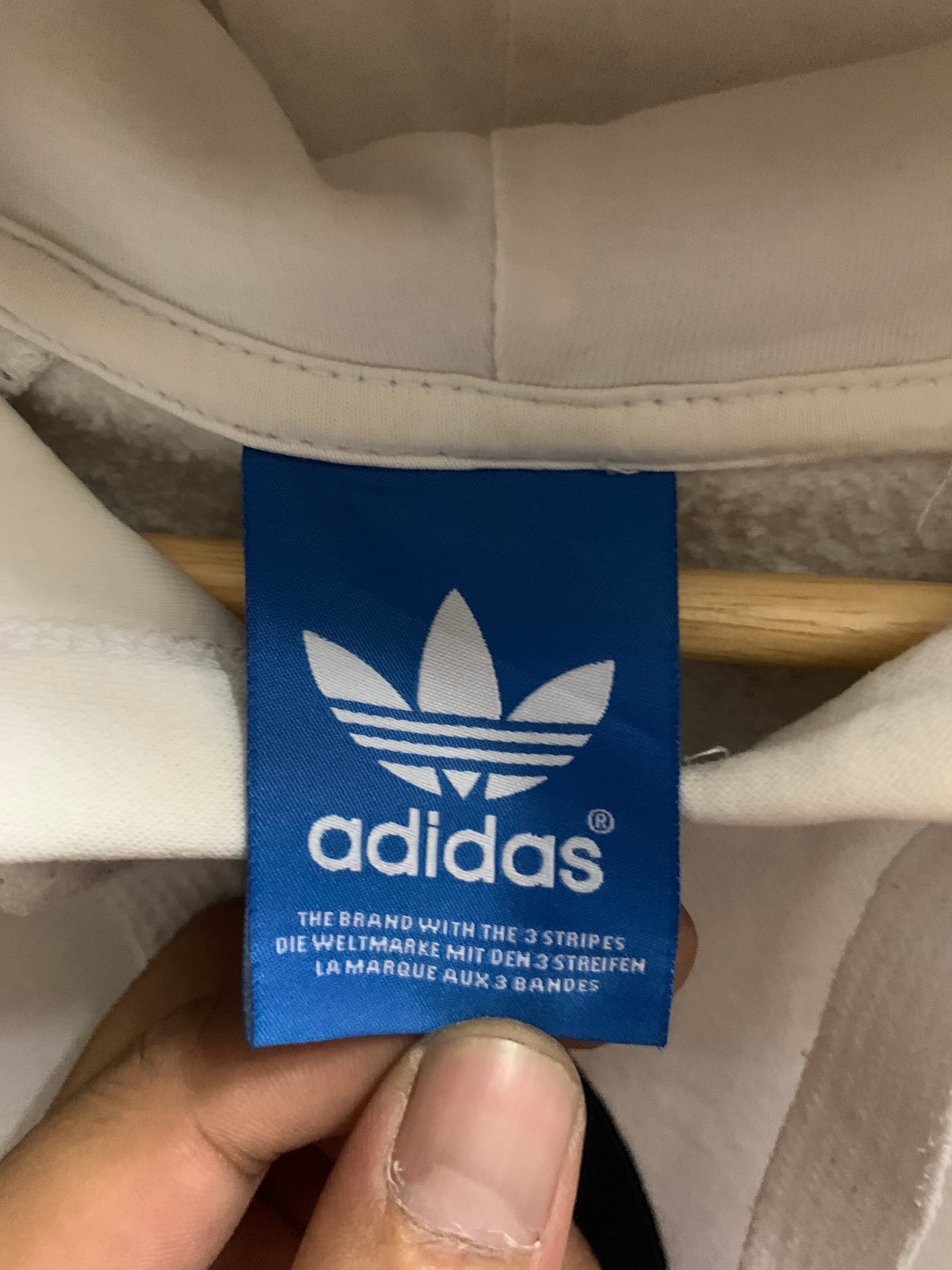 Adidas Sudadera con capucha gran logotipo