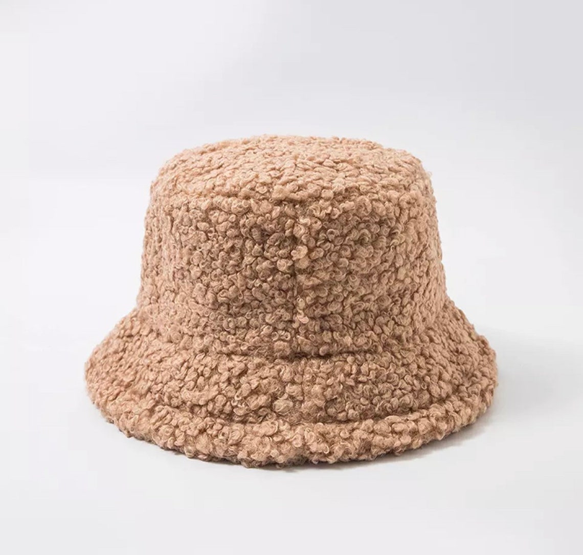 Fluffy bucket hat Etsy