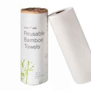 Bamboo Towels | Paperless towels | Biodegradable and Compostable | Zero Waste | Heavy duty and Durable| Multipurpose | Sustainable