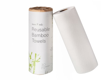 Bamboo Towels | Paperless towels | Biodegradable and Compostable | Zero Waste | Heavy duty and Durable| Multipurpose | Sustainable